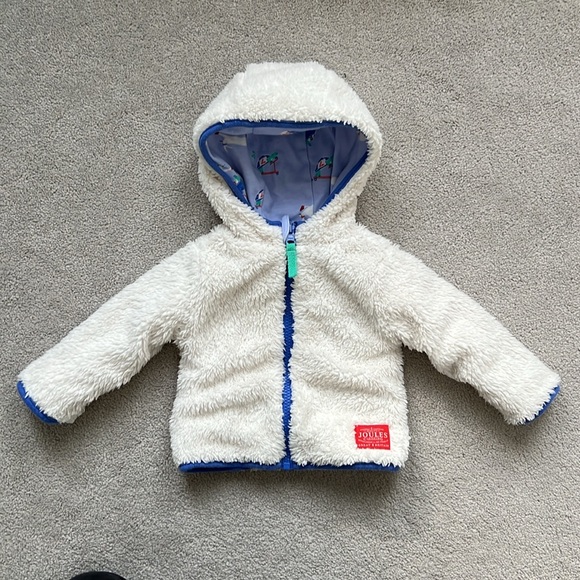 Joules Reverseable Baby Jacket - Picture 5 of 6